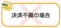 決済不備の場合